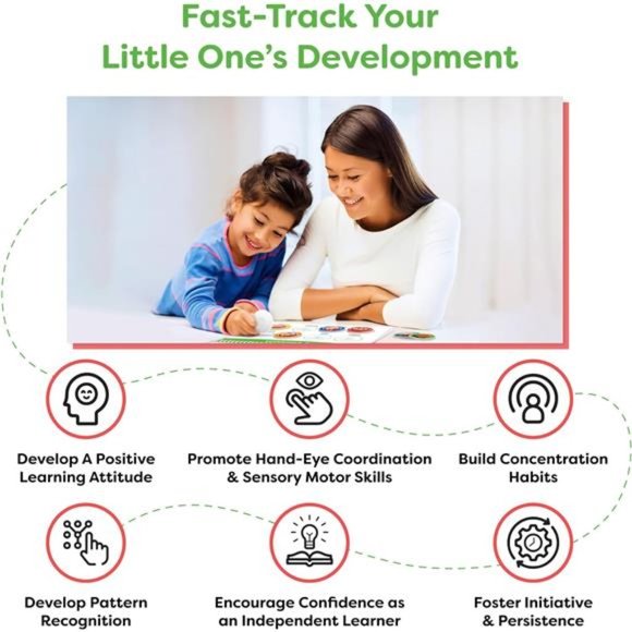 Montessori Busy Book for Toddlers Ages 3 and Up - Pre K Preschool Learning - Picture 3 of 6